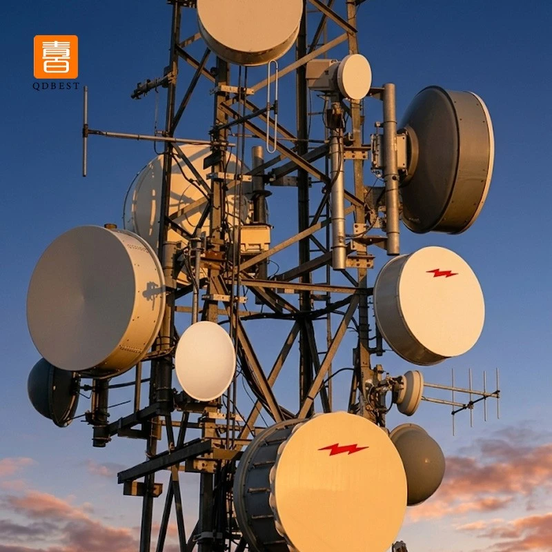 info-1-1 35M Telecom 4-Legged Galvanized Angular Steel Towers